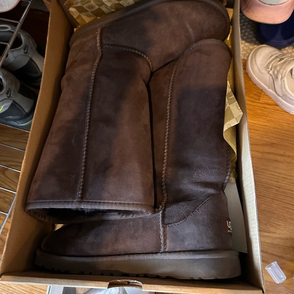 UGG K Classic Tall Boots - Chocolate - Picture 1 of 2
